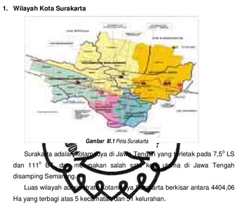 Peta Surakarta Peta Kota Surakarta Surakarta Mapnallcom