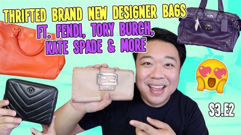 Thrifted Brand New Designer Bags Ft Fendi Tory Burch Kate Spade