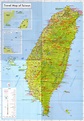 Large detailed travel map of Taiwan | Taiwan | Asia | Mapsland | Maps ...