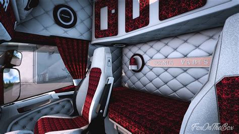 Scania Red White Interior Ets Mods My Xxx Hot Girl