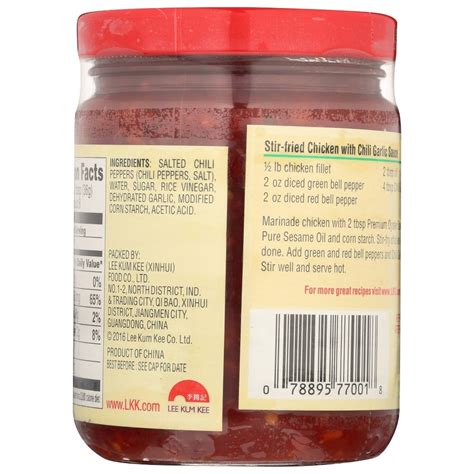 Lee Kum Kee Chili Garlic Sauce 8 Oz Shipt
