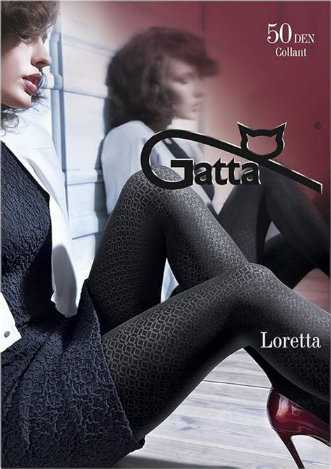 Gatta Loretta 107 50den Blickdichte Strumpfhose Mit Muster 50den