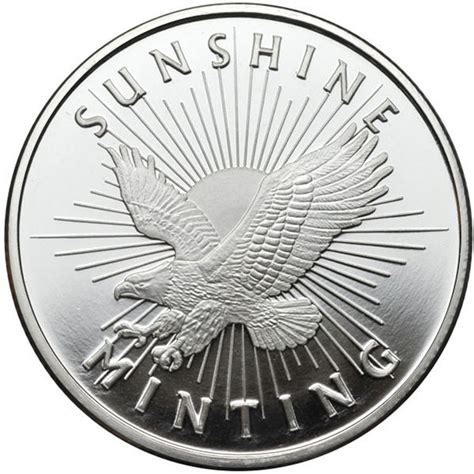 Buy 1 Oz Sunshine Silver Bullion Rounds