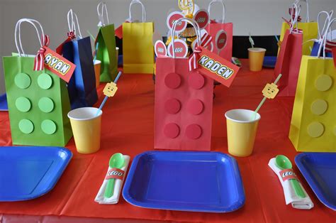 Homemaking Fun A Lego Themed Birthday Party