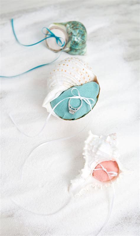These Diy Seashell Ring Bearer Pillows Are To Die For