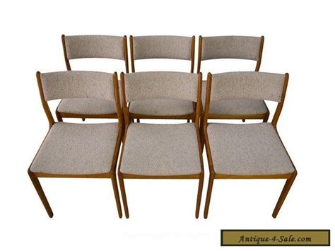 Six danish farstrup møbler mid century solid teak dining chairs. Findahl Teak Dining Chairs Danish Mid Century Modern for ...