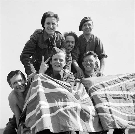 Px British Prisoners Of War Celebrate Their Liberation From Stalag B At Fallingbostel