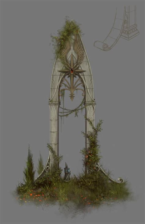 Warhammer Art Dump Part 4architecturelandscapes Elven City Fantasy