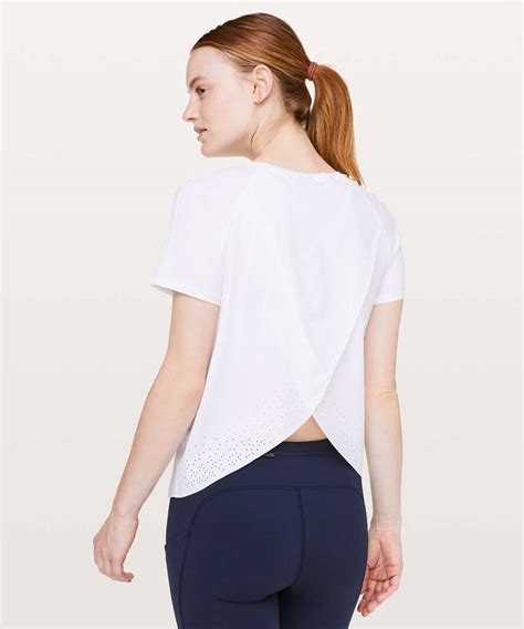 Lululemon Quick Pace Short Sleeve White Second Release Lulu Fanatics