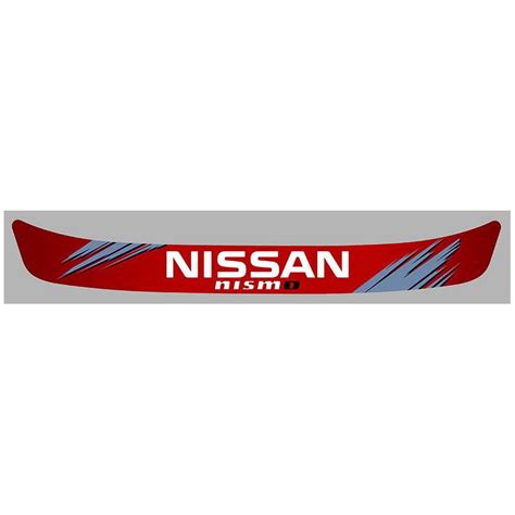 Nissan Helmet Sunstrip Visor Laminated Decal Cafe Racer Bretagne