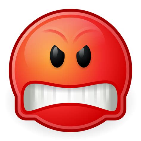 Red Angry Emoticon Clipart Best