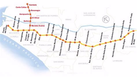 ¿cuáles Serán Las Estaciones De La Línea 2 Del Metro De Lima Rpp