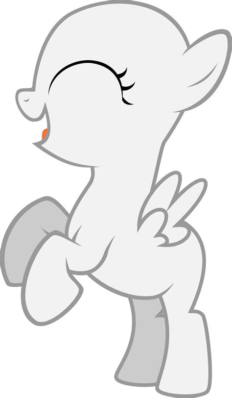 Mlp Base Pegasus Filly Pegasus Filly Base By Bookwormpony On