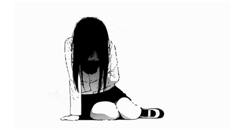 Sad Anime Girl Black And White Wallpapers Top Những Hình Ảnh Đẹp