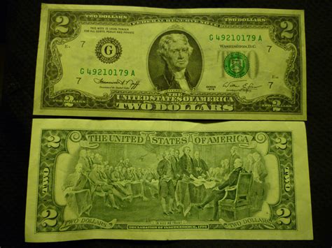 How Much Is A Two Dollar Bill Worth 2 Dollar Bill Value One Dollar