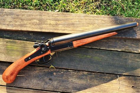 1881 Pistol Grip Double Barrel Coach Shotgun Non Firing Denix Replica