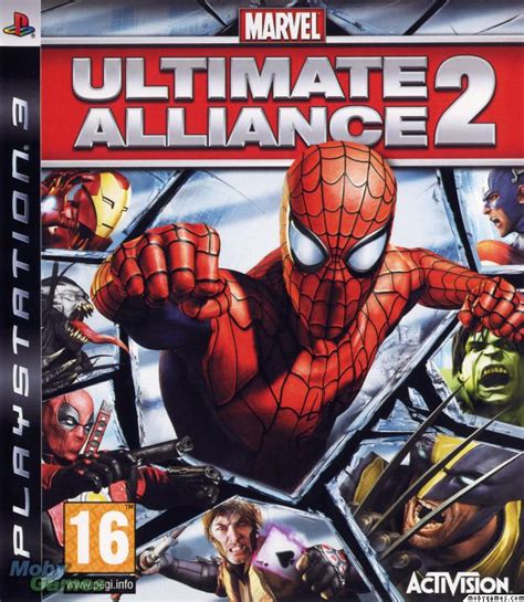 Marvel Ultimate Alliance 2 2009 Playstation 3 Box Cover Art