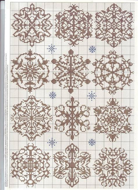 Chart Only Knitted Snowflakes For Sweatters Mittens Or Hats Nur