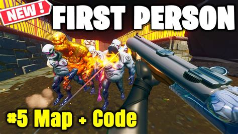 Top 5 Best First Person Maps Fortnite Creative With Code Youtube