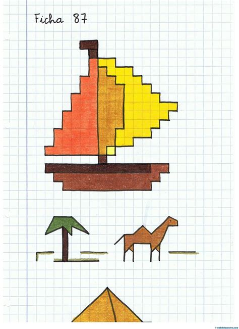 Graph Paper Drawings Graph Paper Art Art Drawings For Kids Leaf