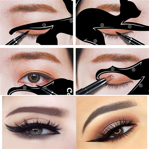 Buy 1set Eye Liner Makeup Cat Eye Eyeliner Stencil New