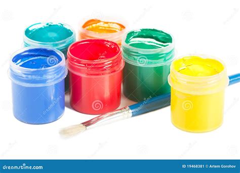 Gouache Stock Image Image Of Materials Draw Background 19468381