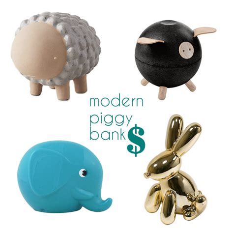 Top Modern Piggy Banks How To Help Kids Save Money Piggy Banks For