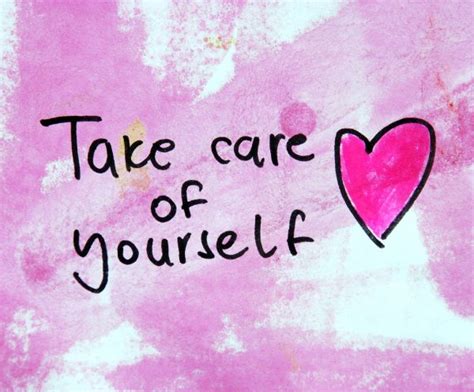 Take Care Of Yourself Inscription — Stock Photo © Kukumalu80 163090074