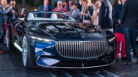 Mercedes Maybach Cabriolet Daimler Pr Sentiert Sechs Meter Luxusauto
