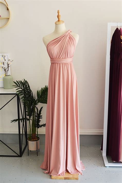 Classic Multiway Infinity Dress In Dusty Pink Infinity Dress