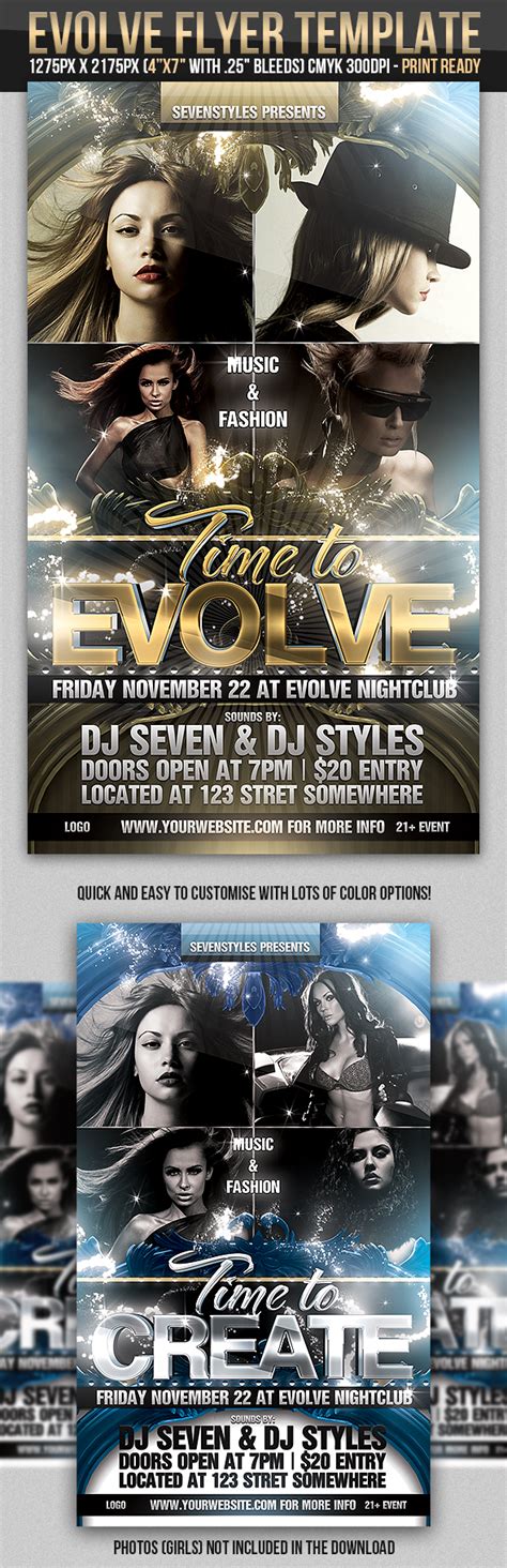 Evolve Free Flyer Template By 7styles On Deviantart