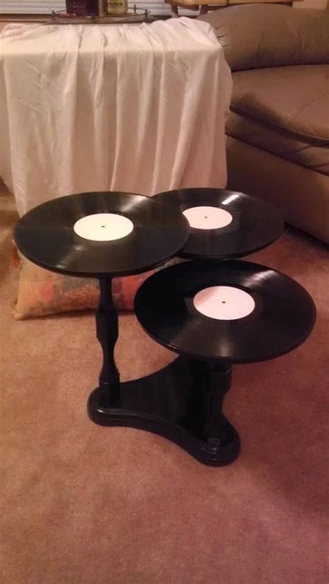 Tables From Records Music Room Decor Vinyl Record Crafts Music