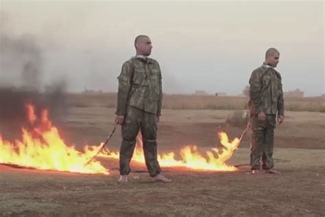 Isis Burns Two Alive American Downfall