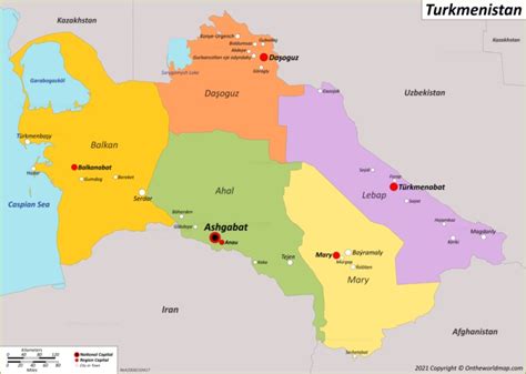 Turkmenistan Map Detailed Maps Of Turkmenistan Turkmenia
