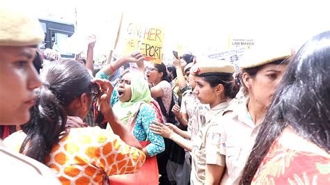 Indian Women Protest Injustice In Sexual Harassment Case Against Chief