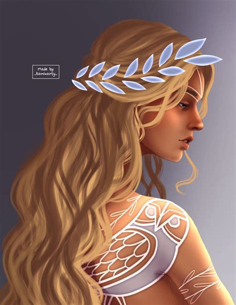 Annabeth Chase As A Greek Goddess In Percy Jackson Art Percy