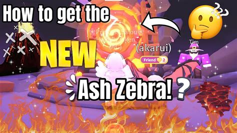 How To Get The New Ash Zebra Pet In Adopt Me😱 Youtube