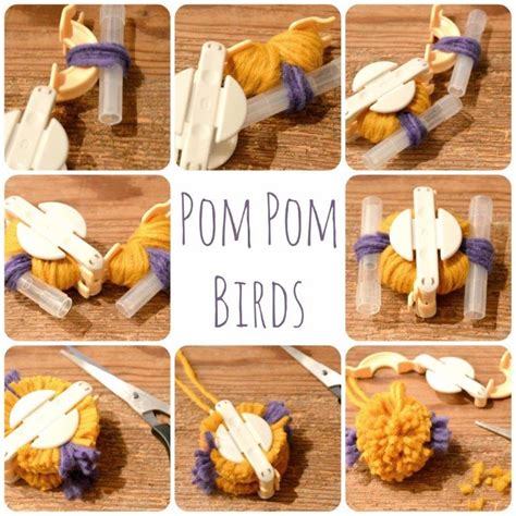Pom Pom Birds Red Ted Arts Blog Red Ted Arts Blog