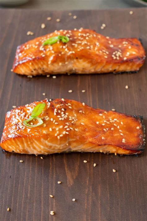 Teriyaki Glazed Salmon Recipe Culinary Ginger