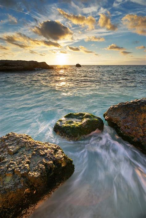 Beautiful Seascape Stock Image Image Of Rock Evening 19152159