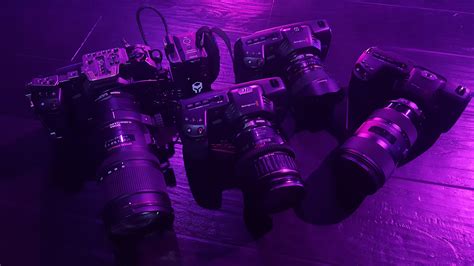 Monday night's arsenal. 4 P4k bodies, sigma 70-200, sigma 18-45, canon