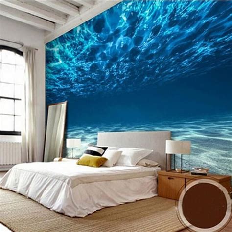 3d Underwater Deep Sea Wallpaper For Walls Wall Mural Wallpapers