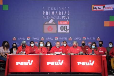 Psuv Anuncia Resultados De Elecciones Primarias Abiertas Tras