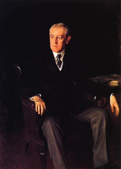 President Woodrow Wilson 1917 John Singer Sargent