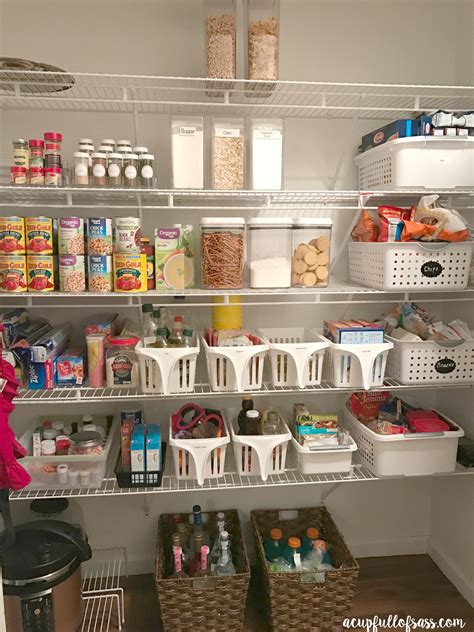 How To Organize Your Pantry A Cup Full Of Sass