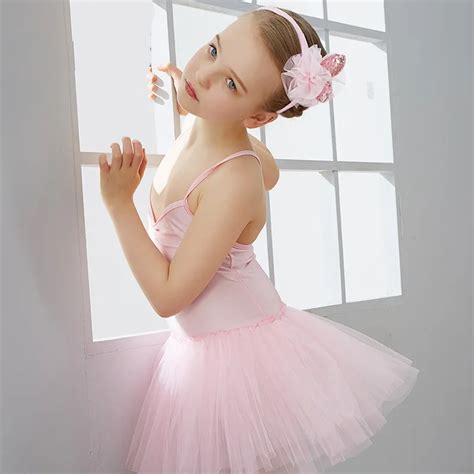 Buy 3 13y Girls Ballet Dance Dress Pinkwhite Swan
