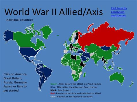 World War Allies And Axis Worldjulc