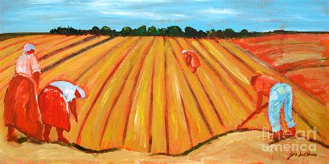 Workers In The Field Painting By Lidija Ivanek Sila Fine Art America