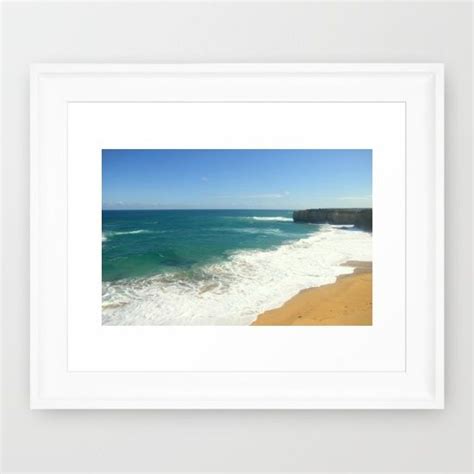 Beach Framed Art Print By Chris Landscape Images And Designs Society6