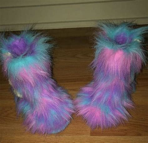 Fuzzy Boots Faux Fur Boots Ugg Boots Fab Shoes Pretty Shoes Cute
